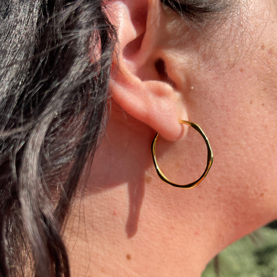 Quality hoop store earrings